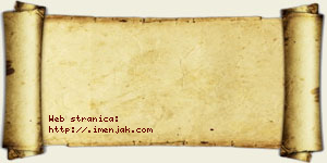 Anđa Debeljak vizit kartica